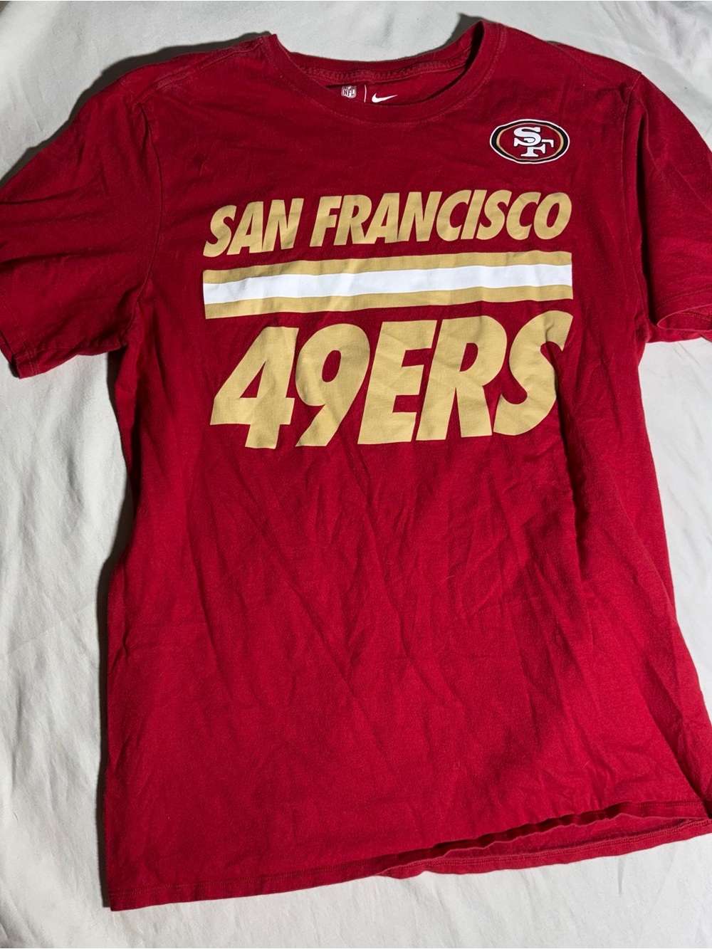 Nike Red San Francisco 49ers Graphic Tee